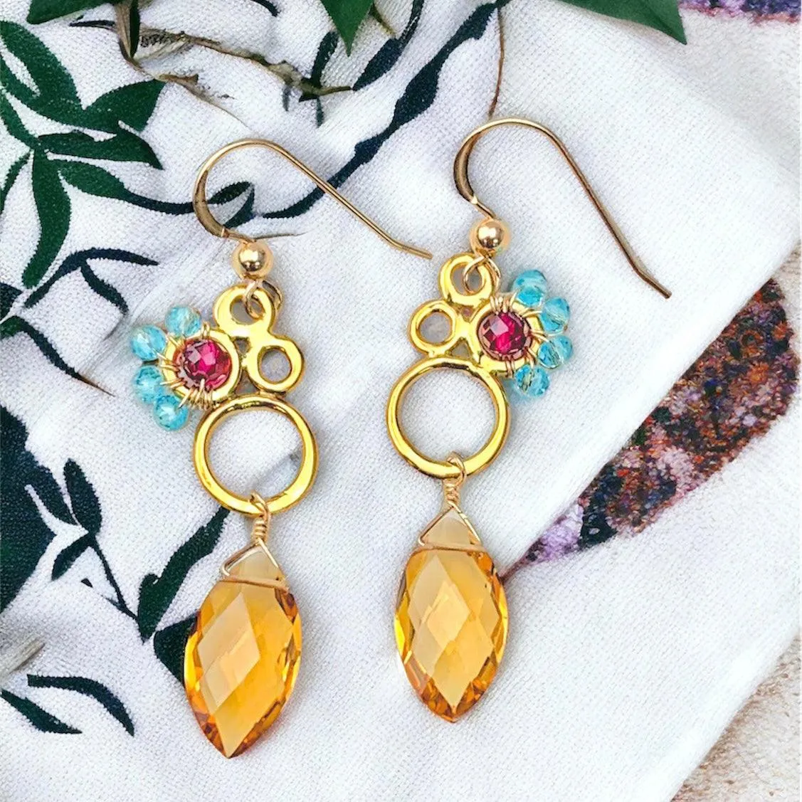 Ukraine 🇺🇦Fundraiser - Citrine Earrings