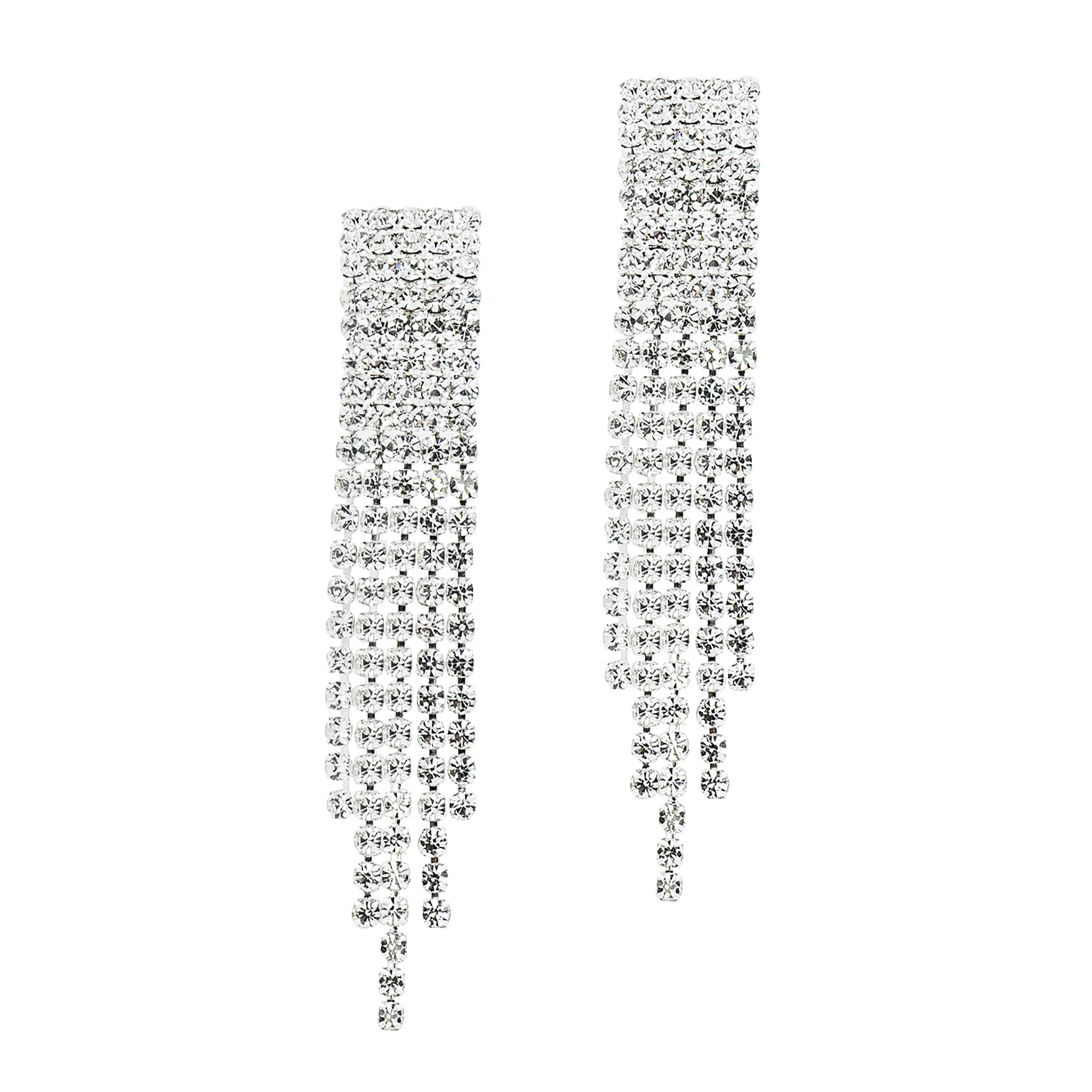 VIVACIOUS VINTAGE STATEMENT EARRINGS (SILVER)