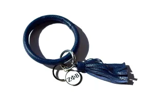 ZETA PHI BETA BANGLE SORORITY KEYCHAIN